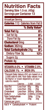 Honey Wheat Bread - 24 oz loaf Nutrition Info